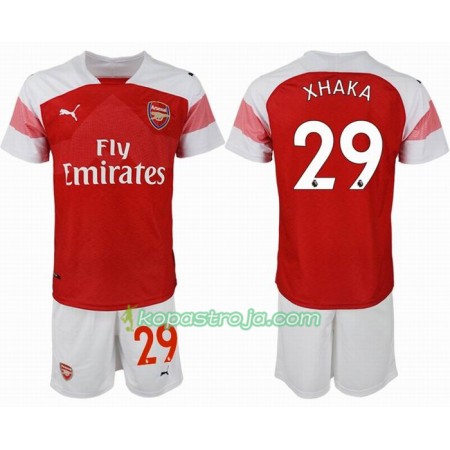 Billiga Fotbollströjor Arsenal XHAKA 29 Barn Hemma tröja 2018/19 Kortärmad